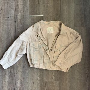Camo Anthropologie jacket